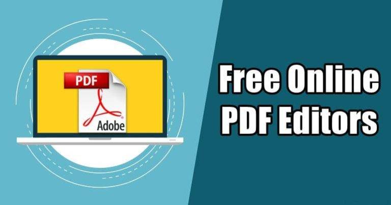 Free multifunctional PDF editor online Free Online PDF Editors 1